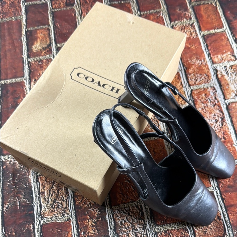 Coach Black Heels